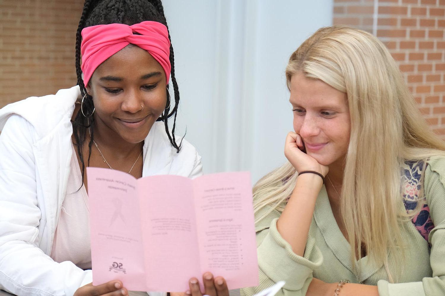 Students on campus